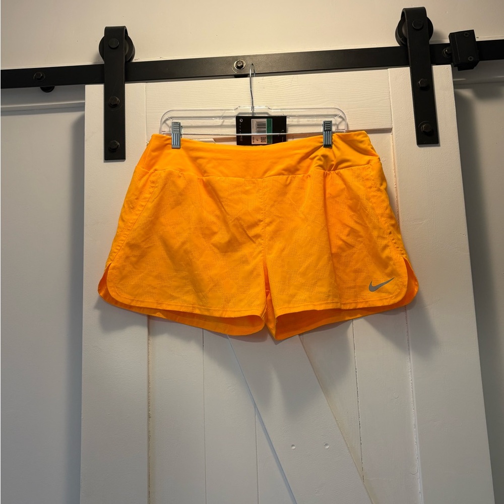 Nike Women's Bright Orange Athletic Shorts
